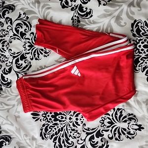 Mens Adidas Red Tiro Pants Size Small